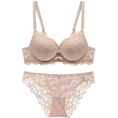 Picture of Comfortable foam net Bra and Panty  Lingeria Set For Women
