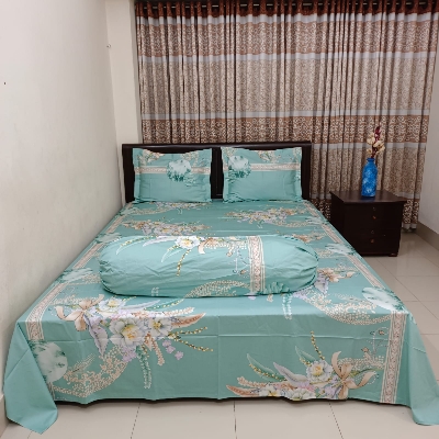 Picture of King Size Bedsheet with two pillow covers