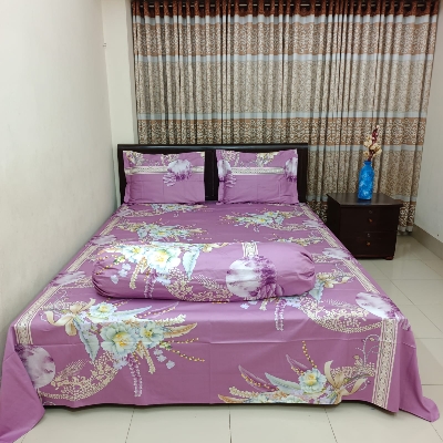 Picture of King Size Bedsheet With Two Pillow Covers