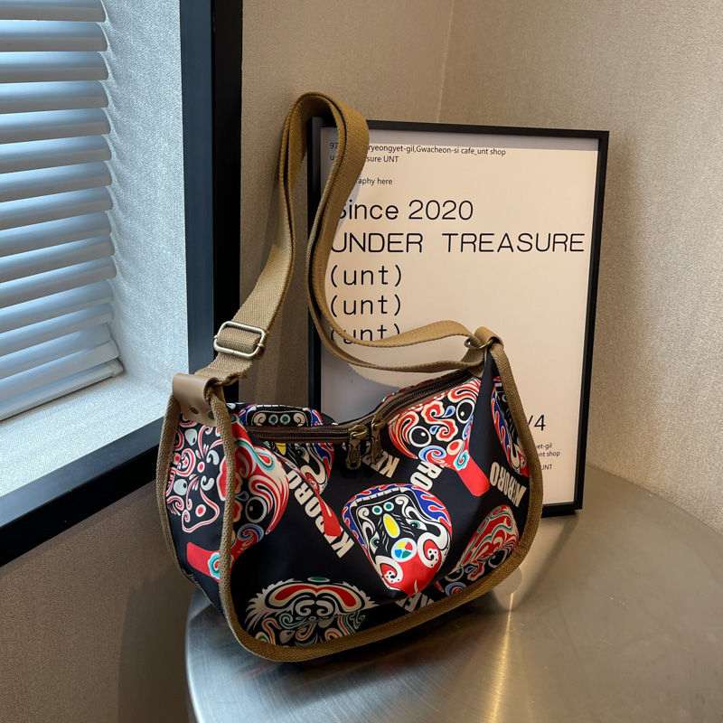 Picture of Messenger Shoulder Tide Bag ( black brown color )