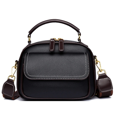 Picture of New Sac a Main Women Handbag soft small Shoulder Pu Leather Tote Hand Bags for Ladies(Black)