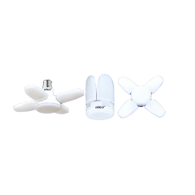 Picture of Led Folding 4 Fan Blade Foldable Light Premium Quality - 25 Watt Model-niico-052 White Color(Wing Size 2 Inch)