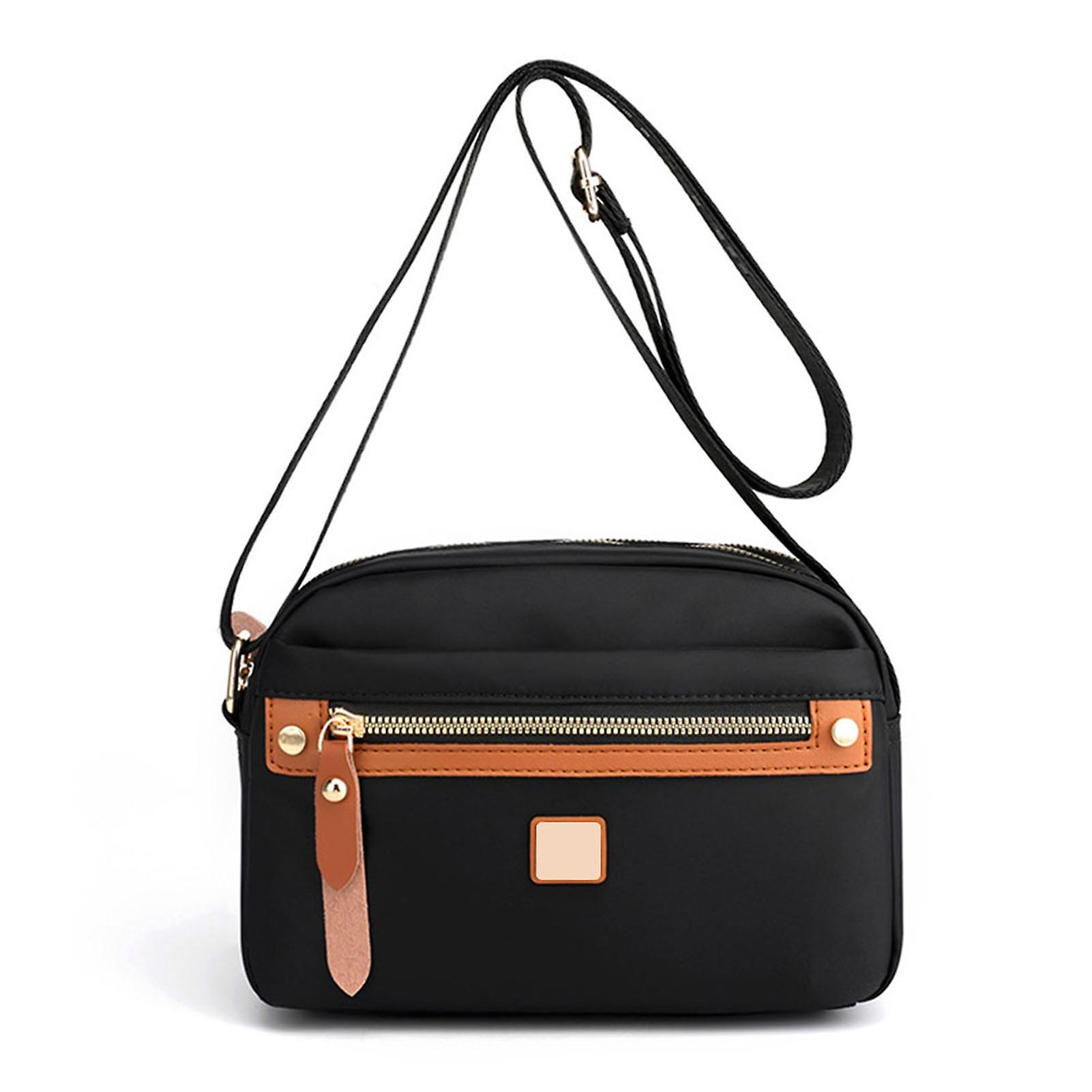 Picture of Nylon Fashion Cross-body Bag Lightweight Portable Shoulder Bag(black color)