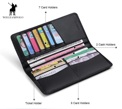 Picture of Ultrathin Slim Long Holder Men Wallet