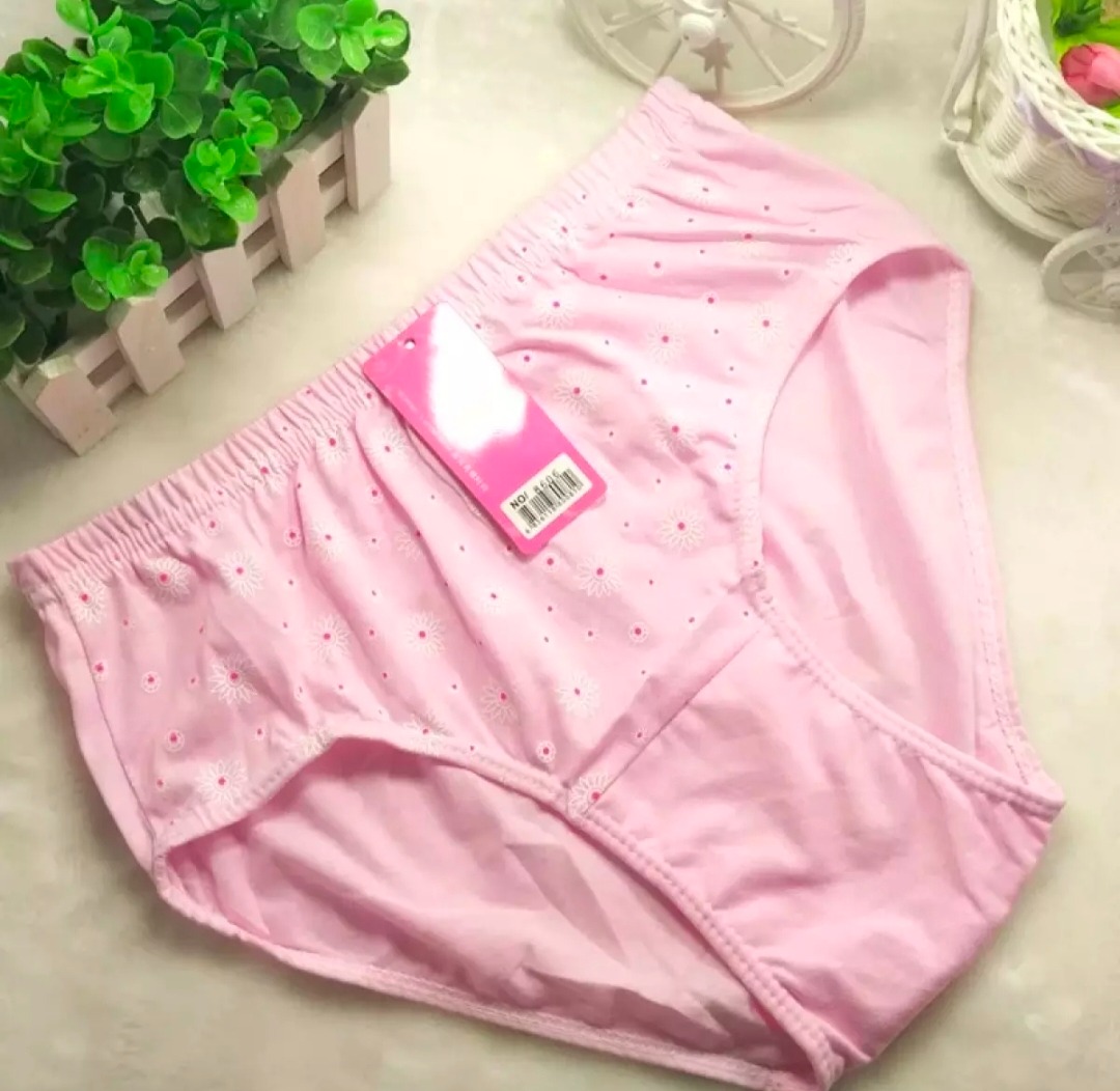 Picture of 3 piece Printed comfortable Cotton Panty For Women