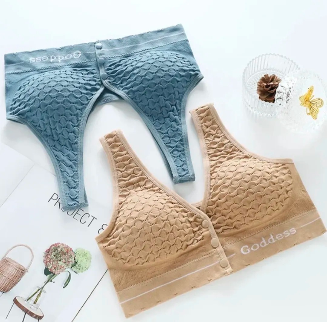 Picture of Imported Front Button Soft Cotton Maternity Bra Nursing Bra For New Born Baby Feeding (One Piece)