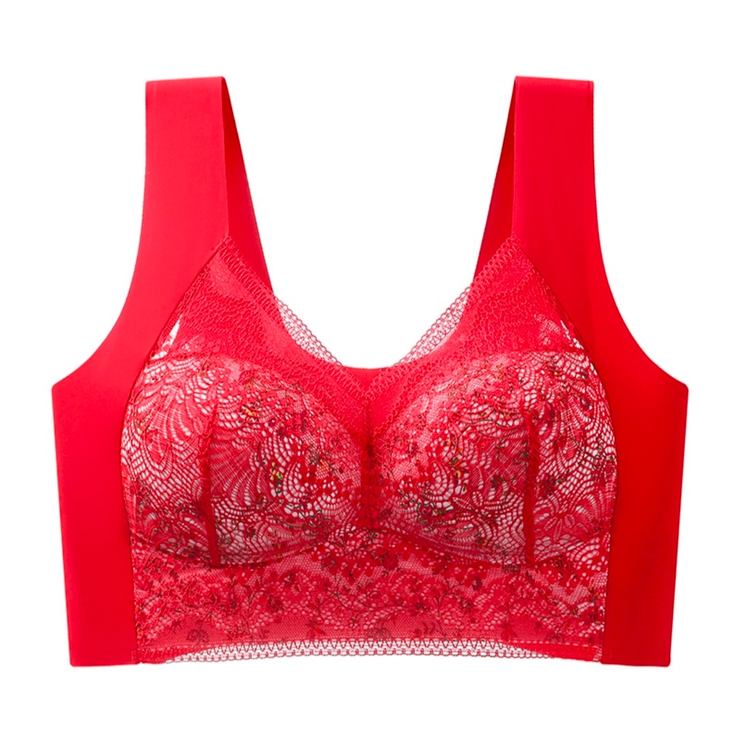 Picture of Imported New design Stylish Soft Comfortable Lace Padded Bra for Women (one piece)