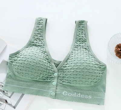Picture of Imported Front Button Soft Cotton Maternity Bra Nursing Bra For New Born Baby Feeding (One Piece)