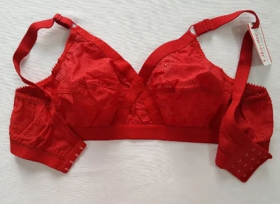 Picture of 1 piece Imported comfortable stylish soft cotton chicken bra for women