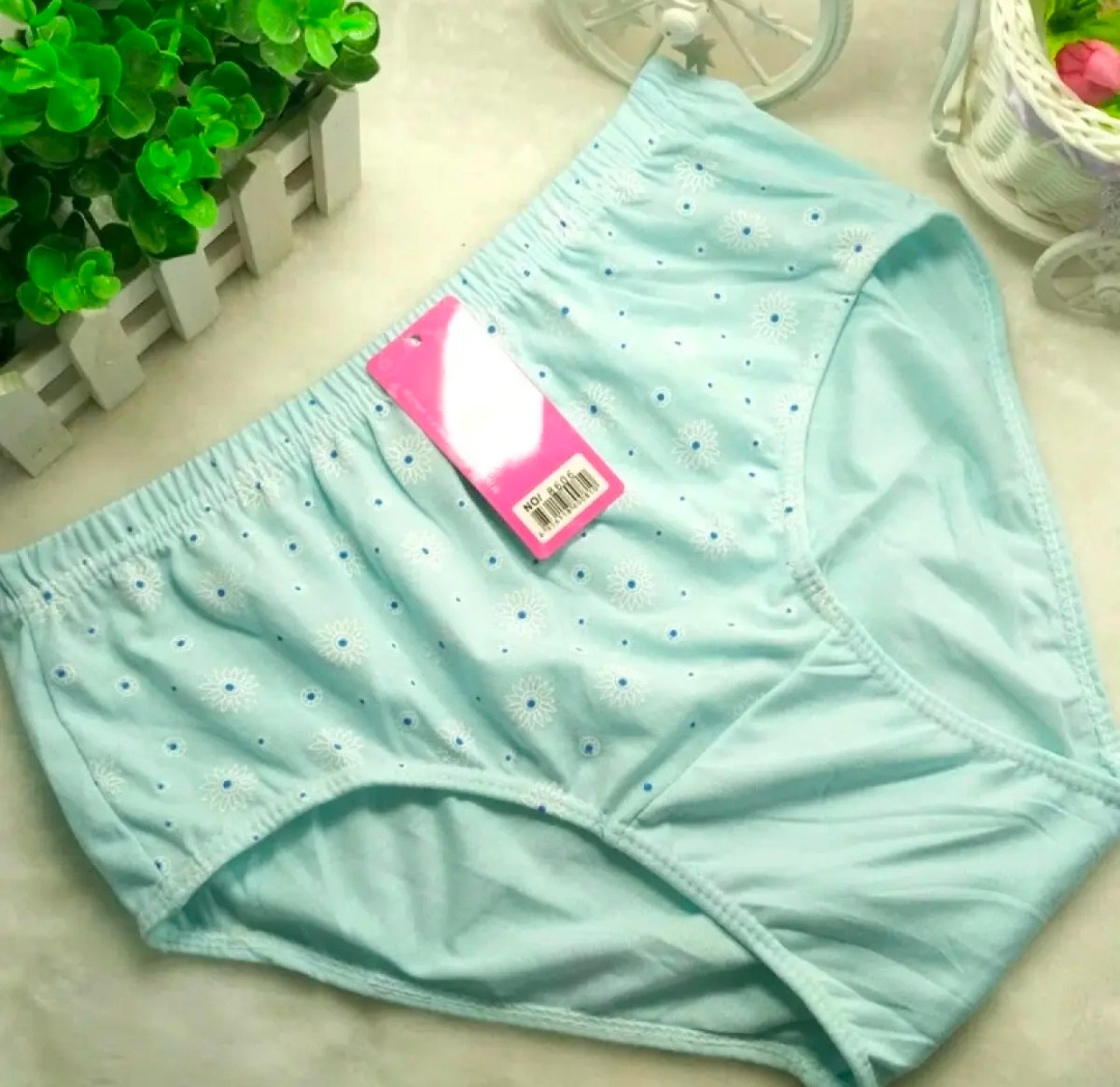 Picture of 3 Piece Premium Printed Cotton Panty for Women