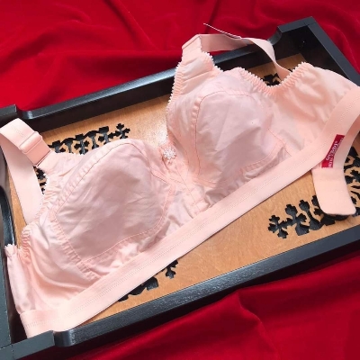 Picture of Imported comfortable Indian Guddi Bra Cotton Big Belt Full Coverage Bra for Women regular use bra for women