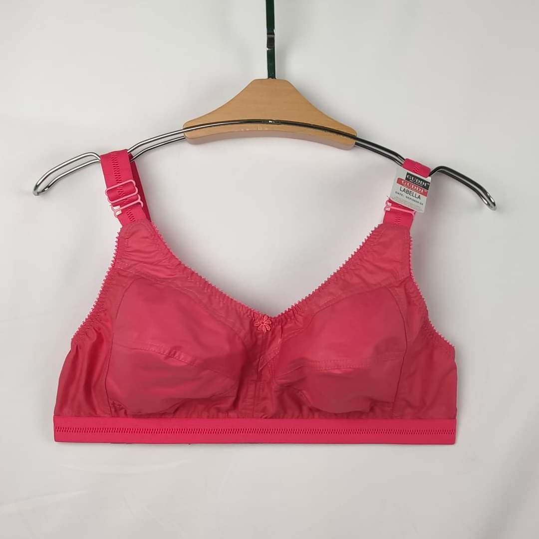 Picture of Imported comfortable Indian Guddi Bra Cotton Big Belt Full Coverage Bra for Women regular use bra for women
