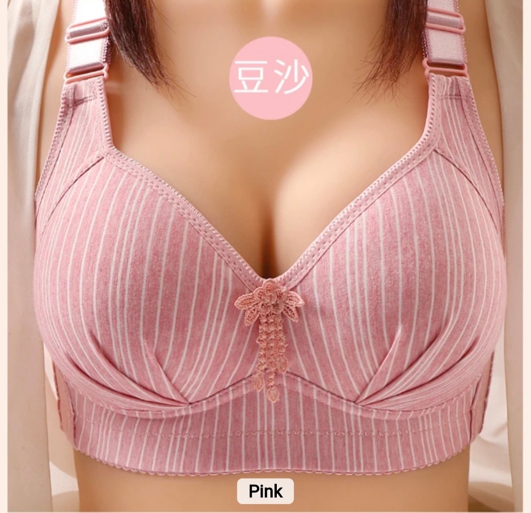 Picture of Imported Women Solid Seamless Push Up Wire Free Bralette Soft Female Breathable bra
