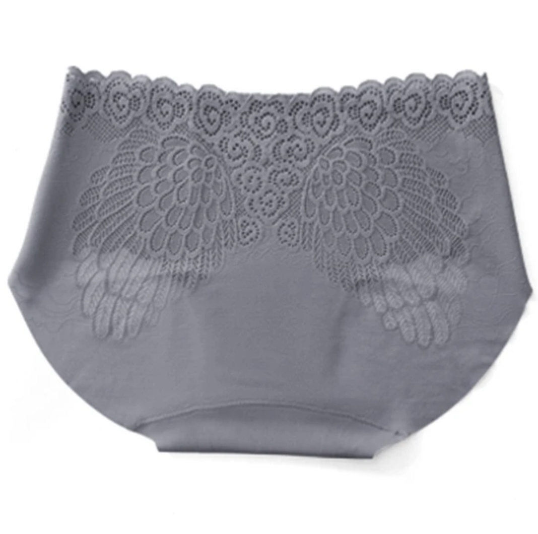 Picture of Imported stylish ice silk lace seamless brief comfortable underwear panty for women (One piece)