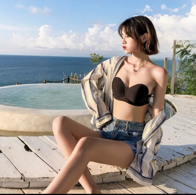 Picture of Women beautiful back wrap free Size adjustable bra