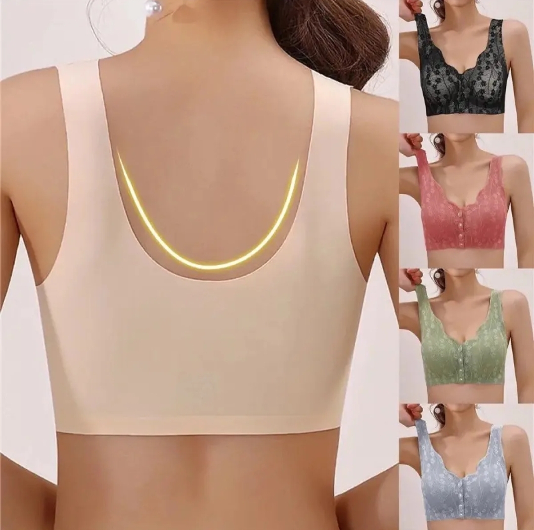 Picture of Imported Front Button maternity bra for new born baby feeding bra and regular use bra for women (one piece)