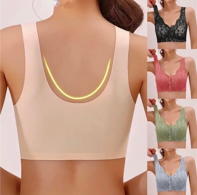 Picture of Imported Front Button maternity bra for new born baby feeding bra and regular use bra for women (one piece)