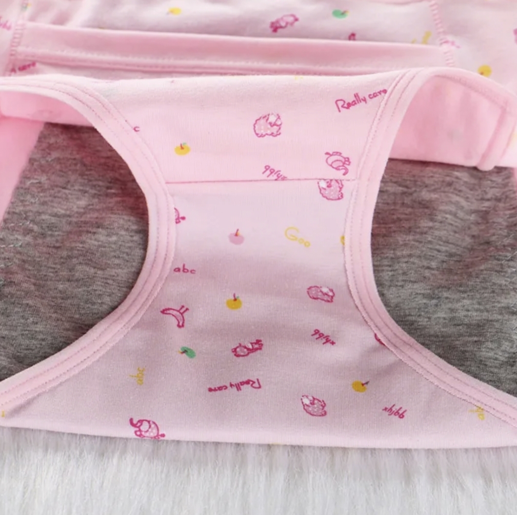 Picture of 1 Piece Imported Premium Women's Soft Cotton Breathable Underwear Period Panty Underwear Extended Leak-proof knitted Panties