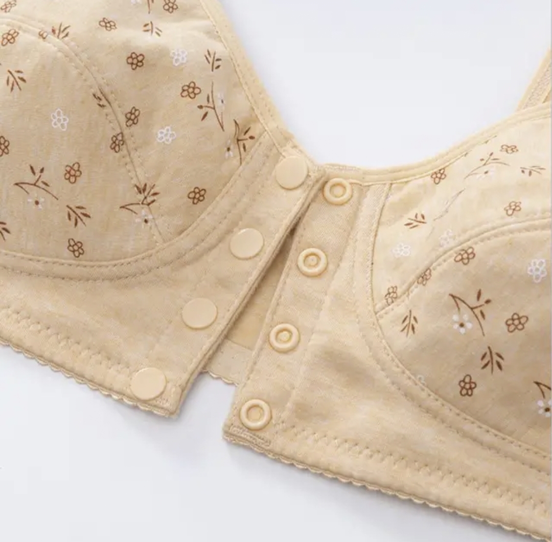 Picture of Imported Printed Front Button Soft Cotton Lingerie sets Bra For New Born Baby Feeding(One Piece)
