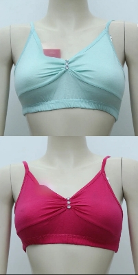 Picture of 2 Pieces comfortable cotton Semis Bra Genji for Women and Girls