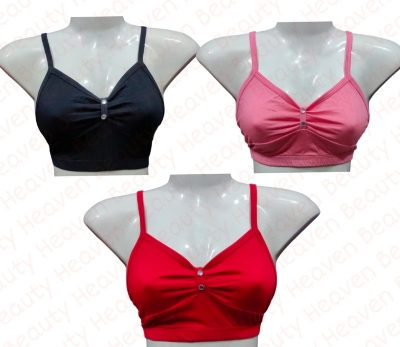Picture of 2 Pieces comfortable cotton Semis Bra Genji for Women and Girls