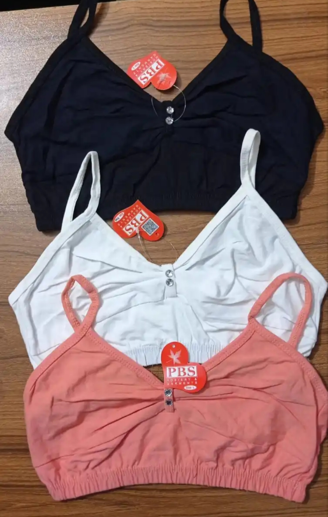 Picture of 2 Pieces comfortable cotton Semis Bra Genji for Women and Girls