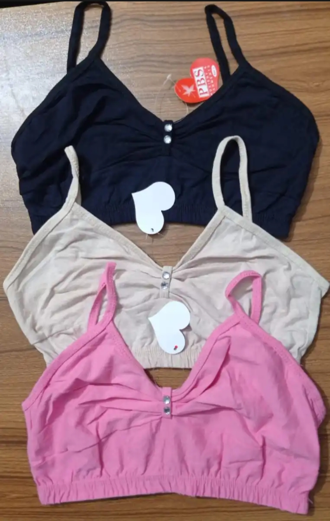 Picture of 2 Pieces comfortable cotton Semis Bra Genji for Women and Girls