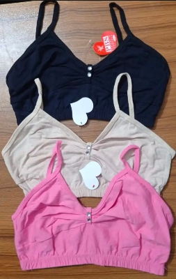 Picture of 2 Pieces comfortable cotton Semis Bra Genji for Women and Girls