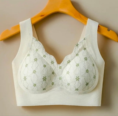 Picture of Imported Soft Comfortable printed bra push up bra  light padded bra stylish bra For Women (One piece)