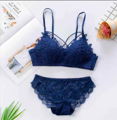 Picture of Imported Modern Push Up Bra And Panty Set for Women