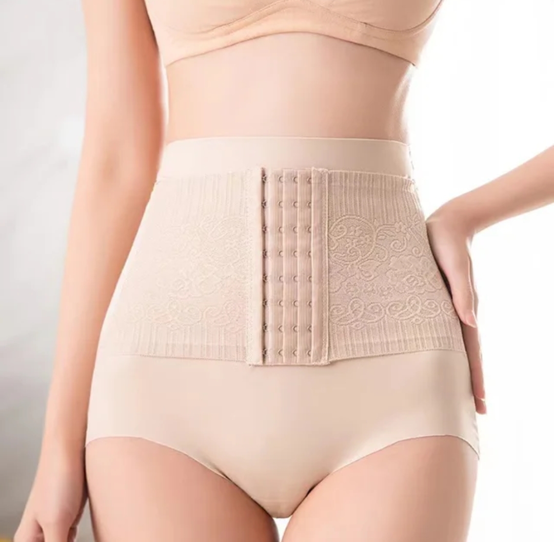 Picture of High Waist Belt Body Slimming Shaper Pantie for Women | Enhance Your Silhouette with Comfortable Control - Enhance Silhouette with Comfortable Control