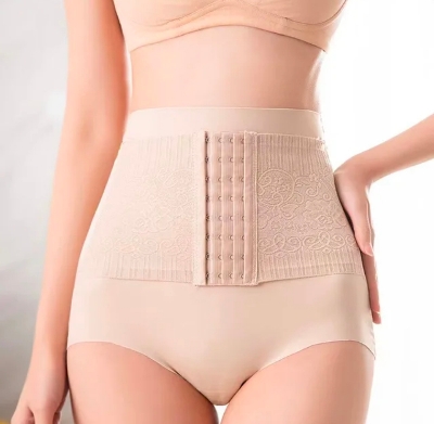 Picture of High Waist Belt Body Slimming Shaper Pantie for Women | Enhance Your Silhouette with Comfortable Control - Enhance Silhouette with Comfortable Control