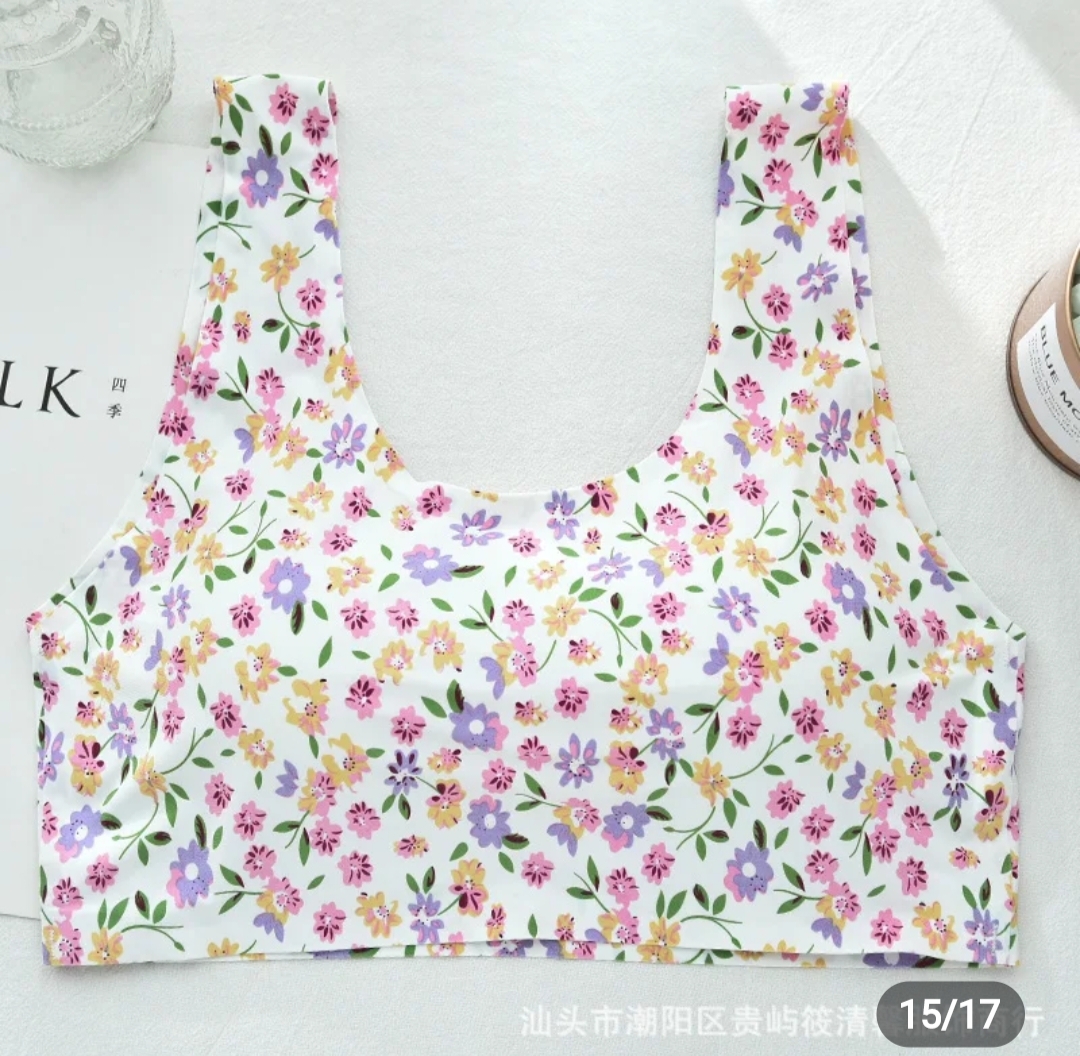 Picture of Imported Printed comfortable padded body shape bra for women-One piece
