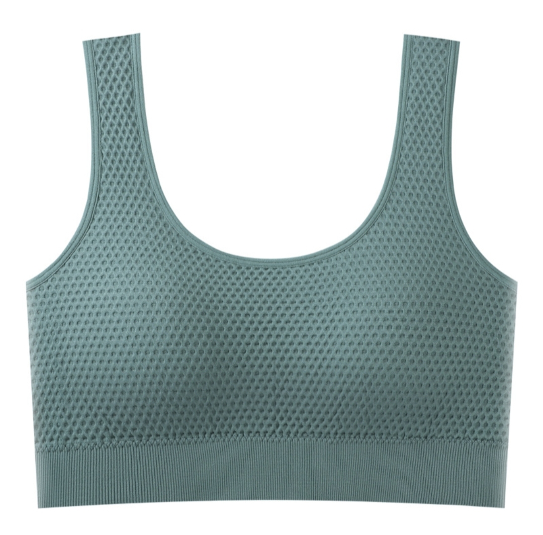 Picture of Imported Sports bra breathable gathered bra running bra beautiful back bra seamless bra padded bra yoga bra for women