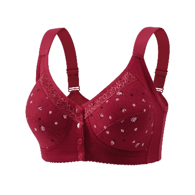 Picture of Imported Printed Front Button Soft Cotton Maternity Bra belt adjustable bra For New Born Baby Feeding( bra for women (One Piece)