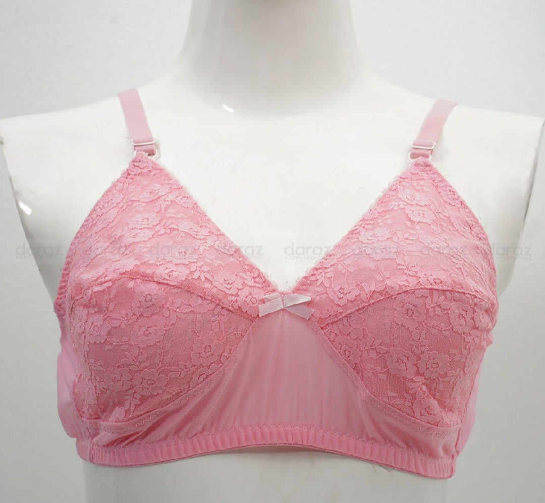 Picture of 1 Piece Net Soft Bra Comfortable Skin Friendly Stylish Bra for Women