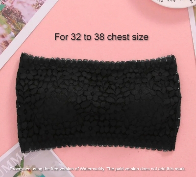 Picture of Premium Lace Tube Strapless Padded Push Up Bra For Women (One Piece Free Size Bra)