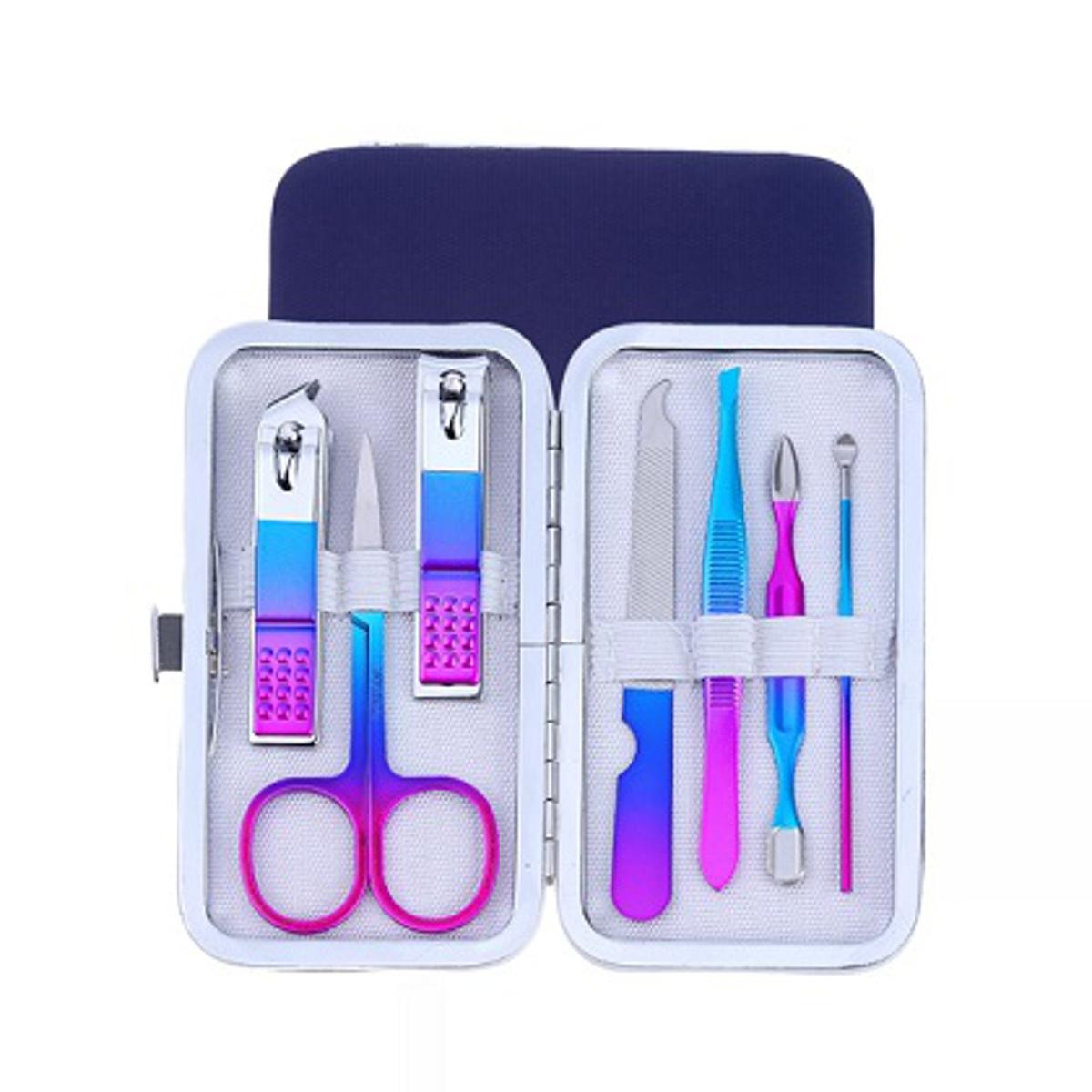 Picture of 7 in 1 luxury manicure set nail cutter kit