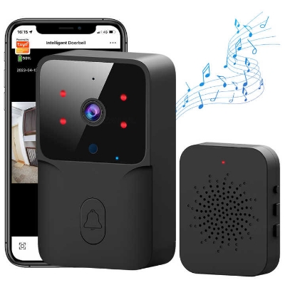 Picture of Tuya WiFi 1080P HD Video Doorbell Camera Wireless Waterproof IP55 Door Bell with Visual Intercom Camera - Vintage Choice