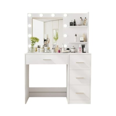 Picture of Laavish Dressing Table with 10 LED Light length 42inch, height 4.5ft, depth 16inch