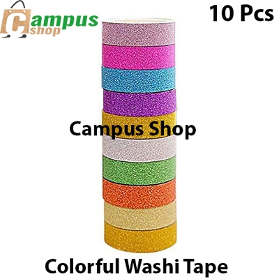 Picture of Colorful Washi Tape - 10pcs