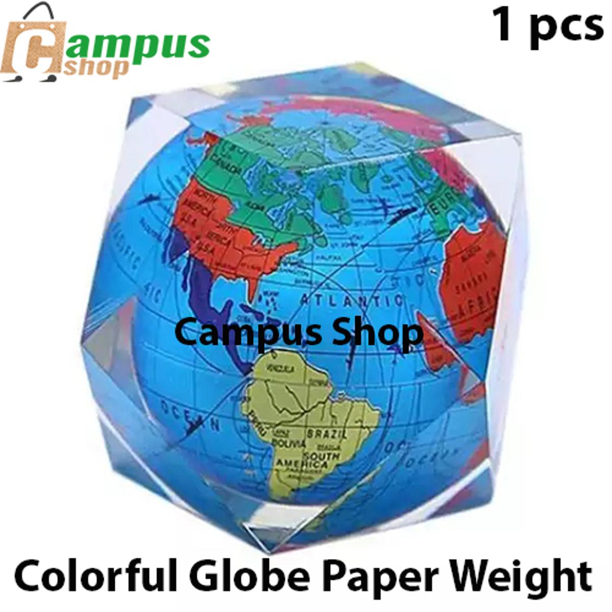 Picture of Colorful Globe Paper Weight