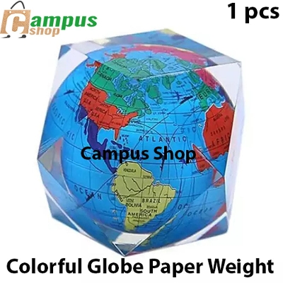 Picture of Colorful Globe Paper Weight