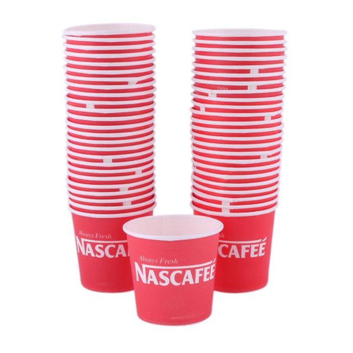 Picture of Disposable Coffee Cup - 150ml - 50pcs (Red)