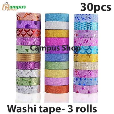 Picture of Washi tape- 3 rolls /30 pieces(Campus Shop)