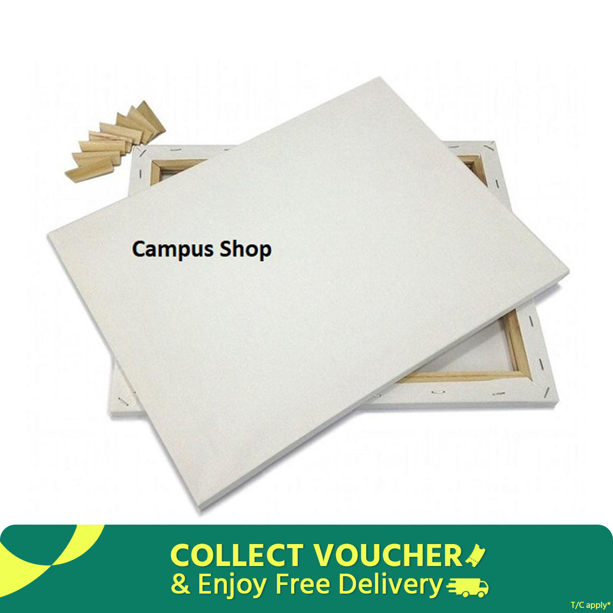 Picture of Canvas (16/20) - White