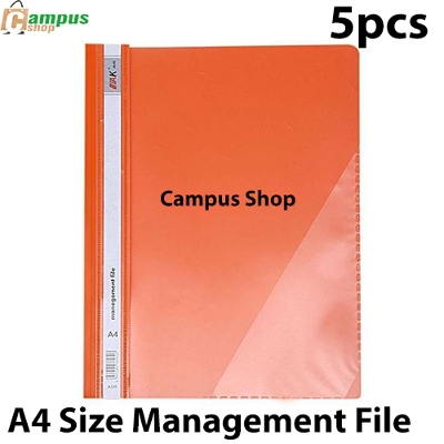 Picture of A4 Size Management File - Orange (5pcs)