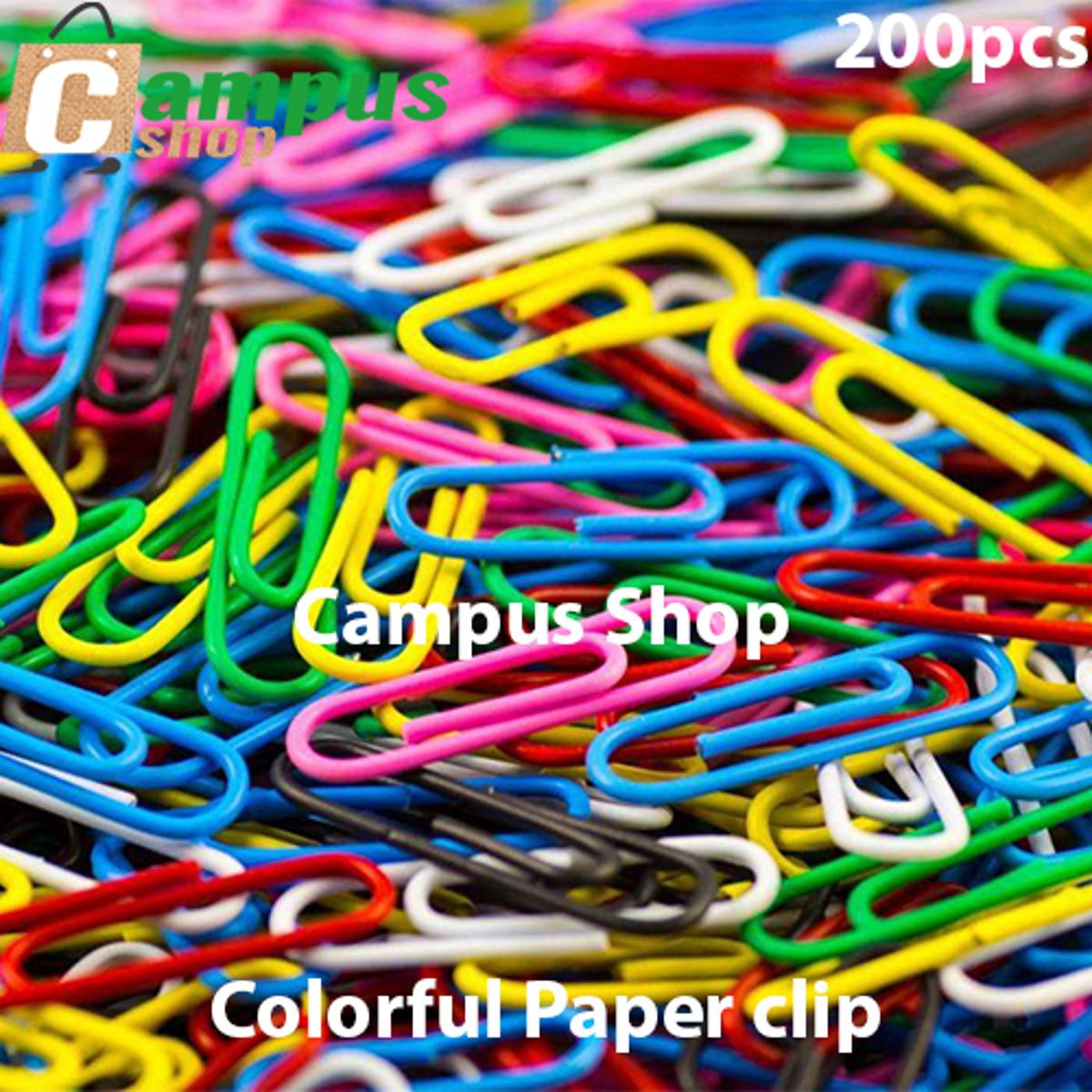 Picture of Paper clip colorful 200pcs (Pack of Four)