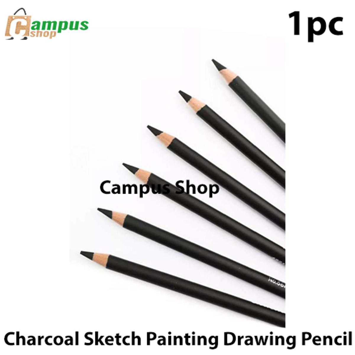 Picture of Charcoal Pencil Charcoal Sketch Painting Drawing Pencil - 1 pc
