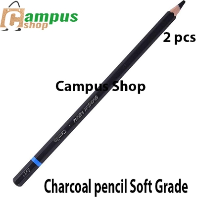 Picture of Charcoal pencil 2 pc Soft Grade Camlin Dark Drawing Charcoal Pencil 2pc